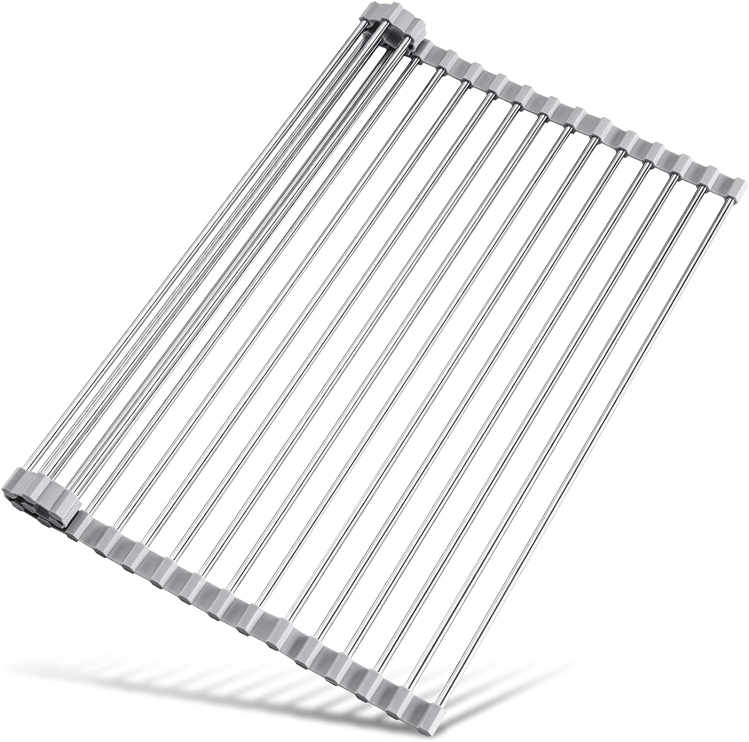 Roll-Up Dish Drying Rack, Silicone Edges, Foldable Kitchen Rack, Heat Resistant, Food Safe for Dishes, Cookware -Supports up to 70 lbs Roll-Up Dish Drying Rack, Silicone Edges, Foldable Kitchen Rack, Heat Resistant, Food Safe for Dishes, Cookware -Supports up to 70 lbs